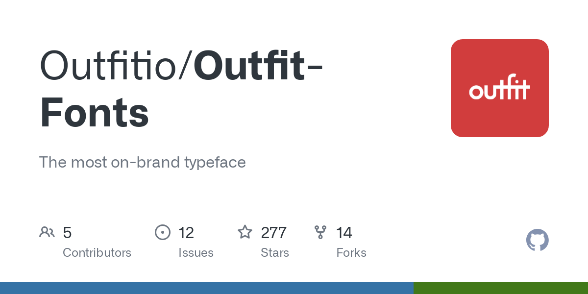 Outfit Fonts