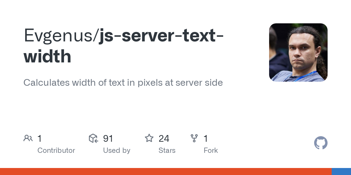 js server text width