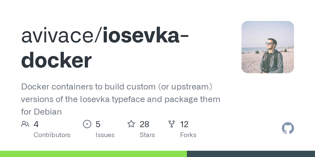 iosevka docker