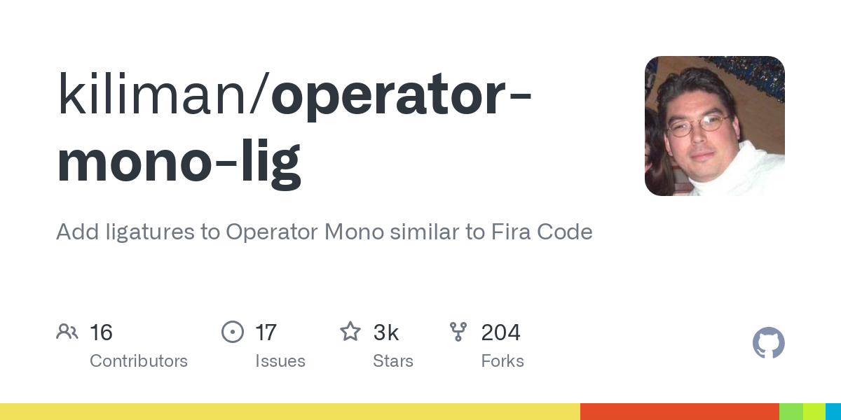 operator mono lig