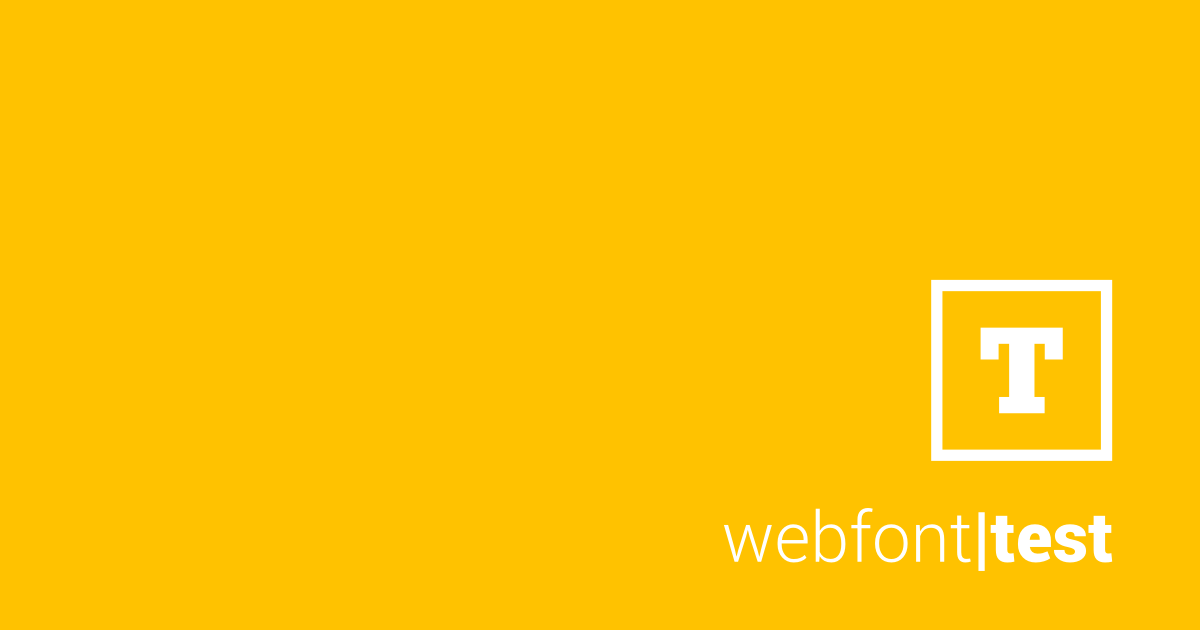 webfont|test