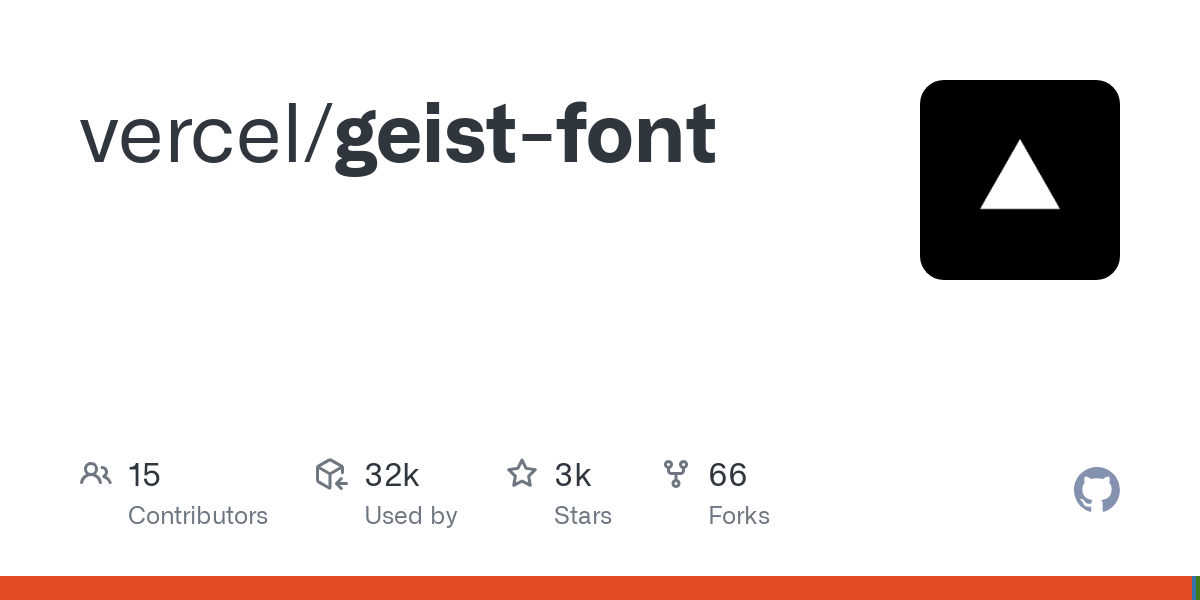 geist font
