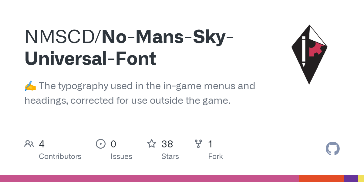 No Mans Sky Universal Font