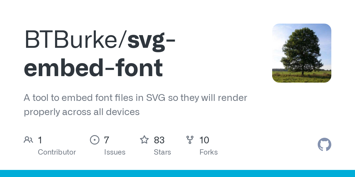 svg embed font