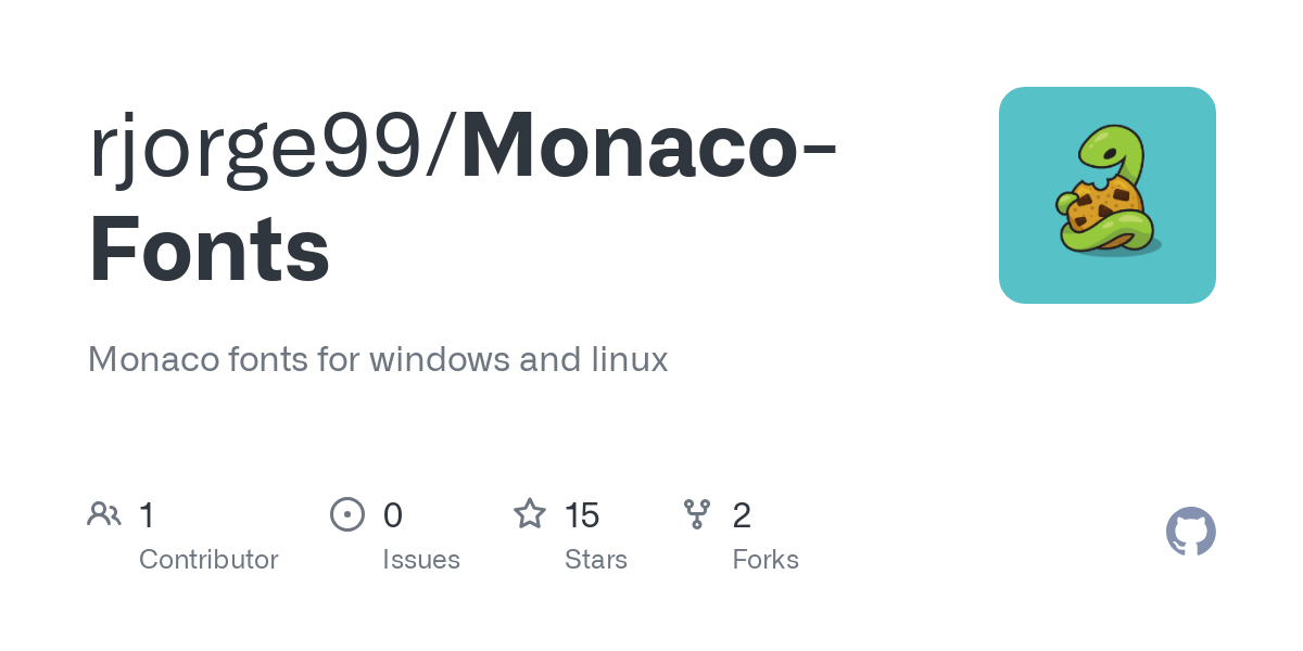 Monaco Fonts