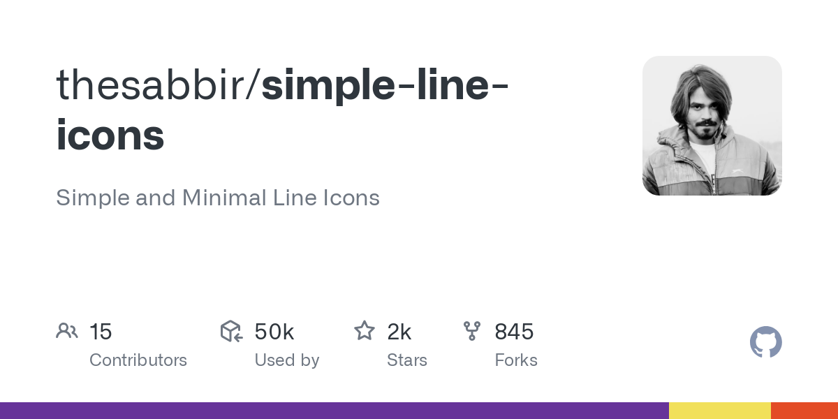 simple line icons