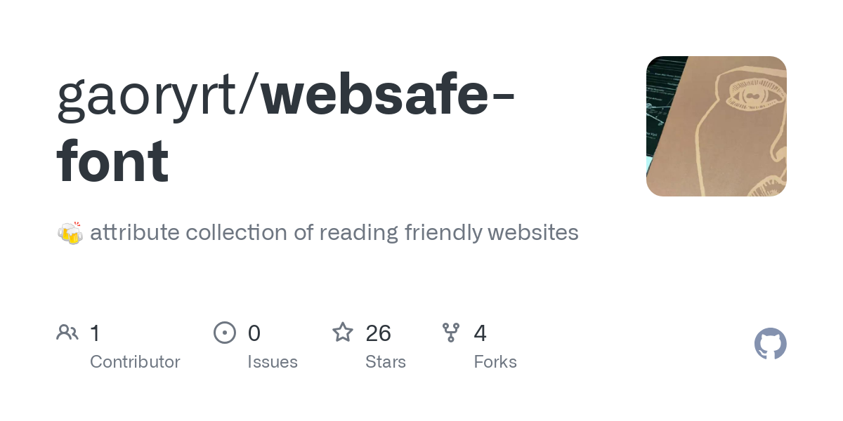 websafe font