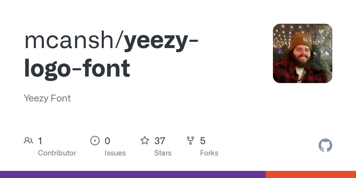 yeezy logo font