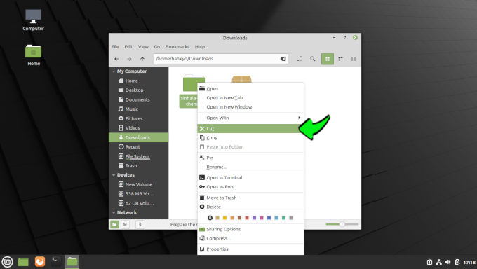 move-extrocmented-folder-to-home