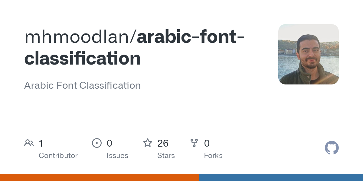 arabic font classification