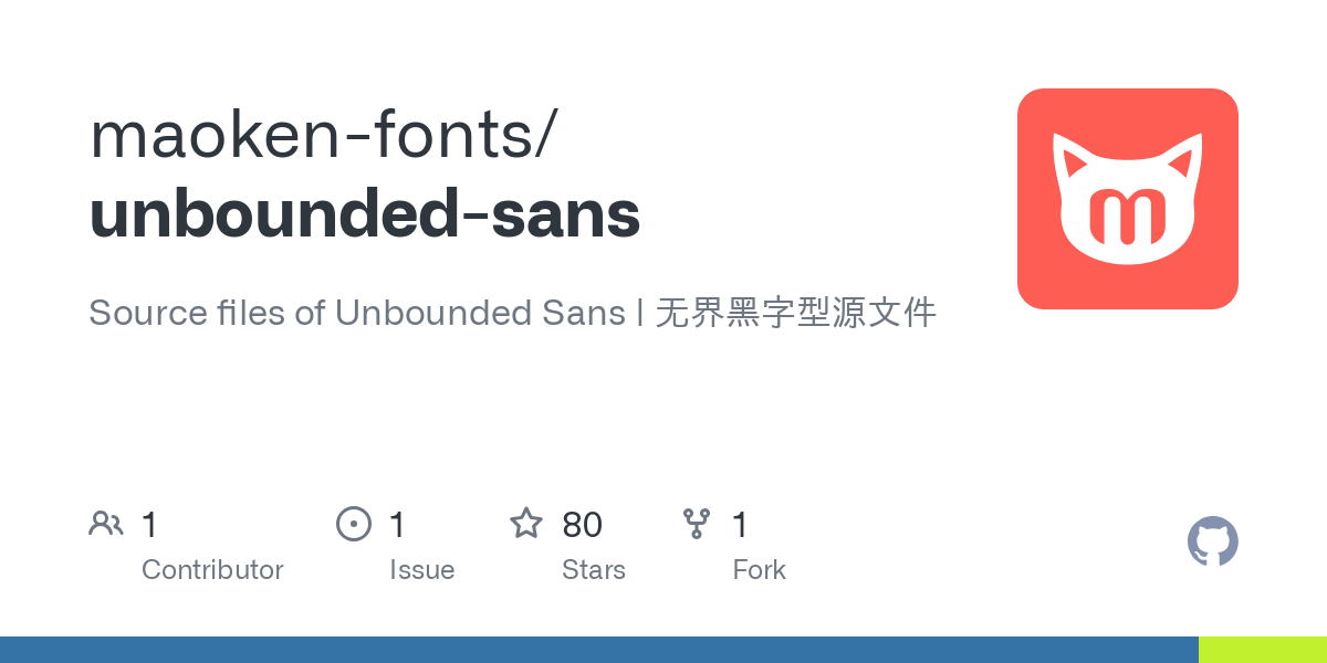 unbounded sans