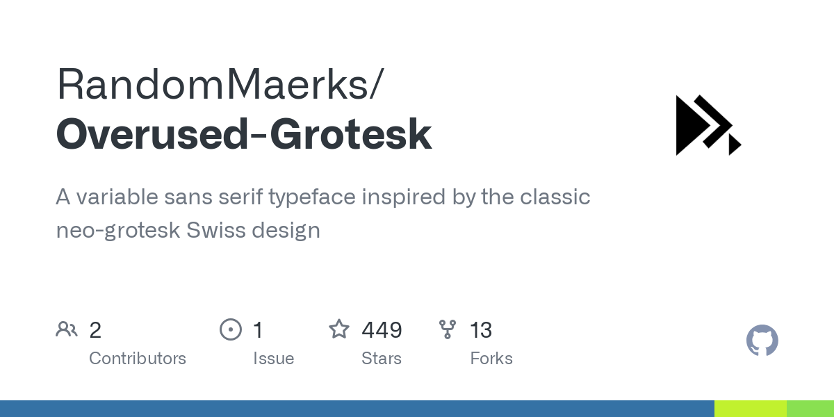 Overused Grotesk