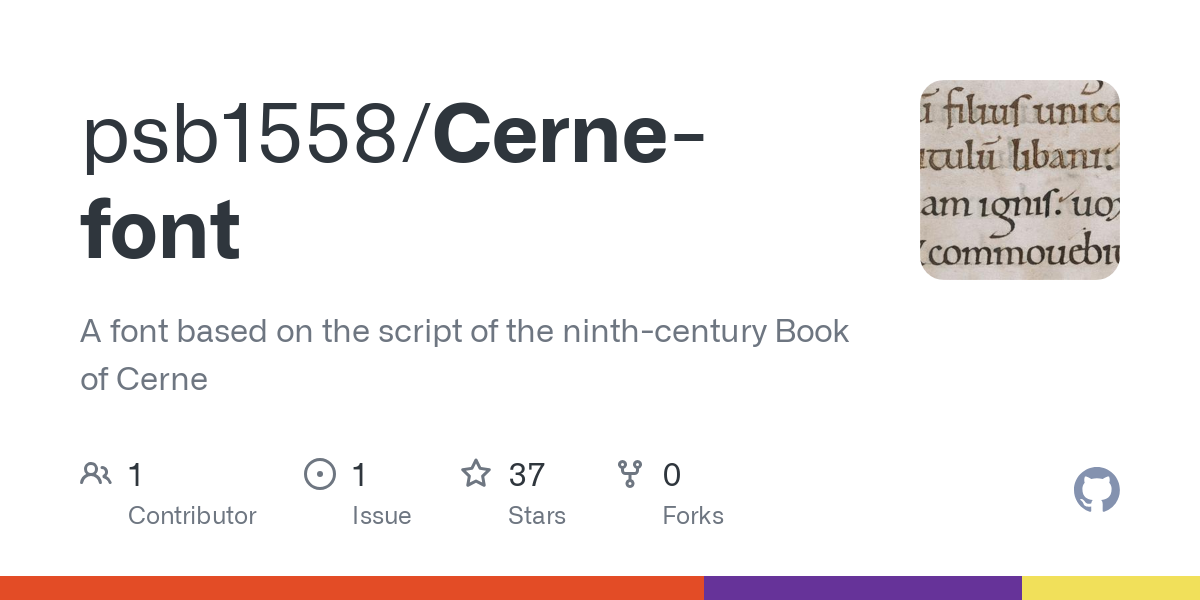 Cerne font