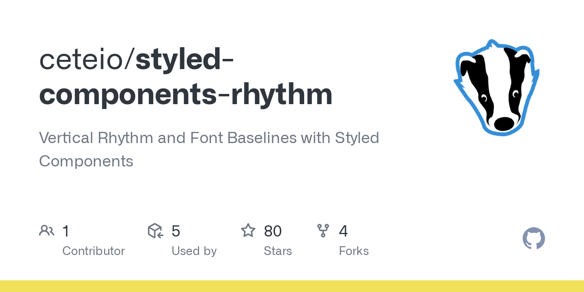 styled components rhythm