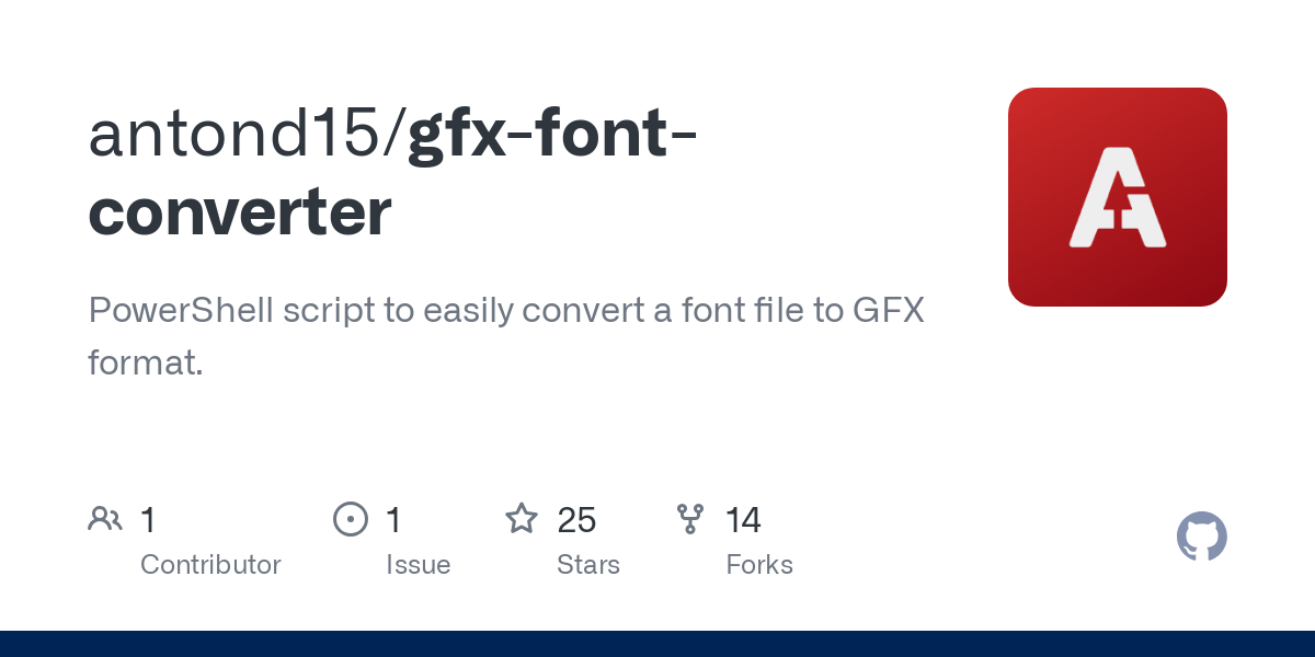 gfx font converter