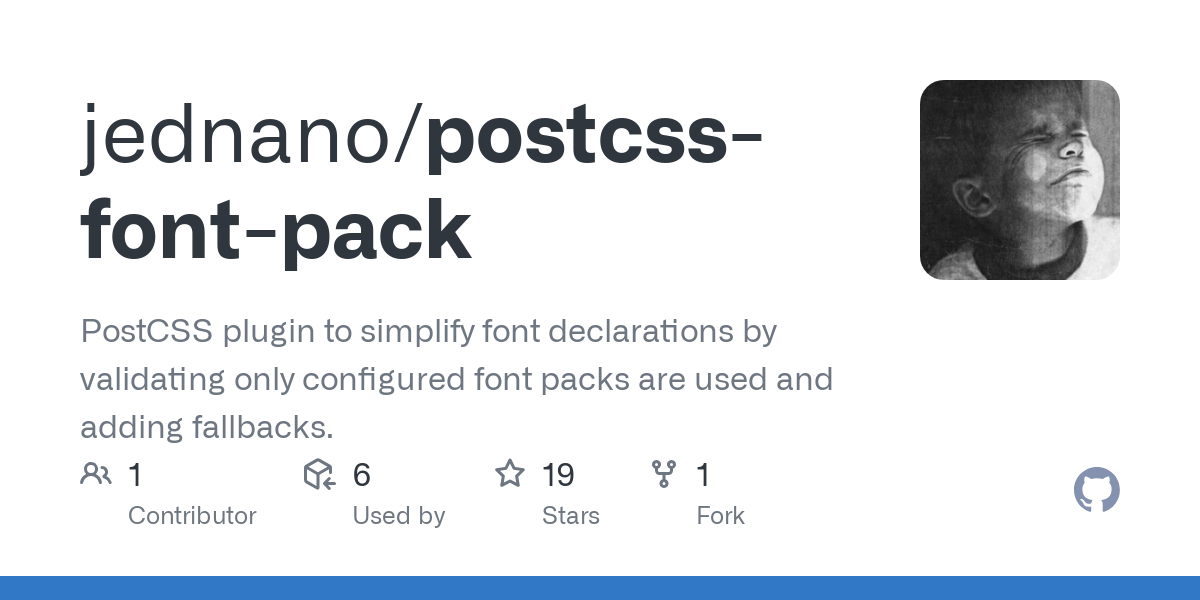 postcss font pack