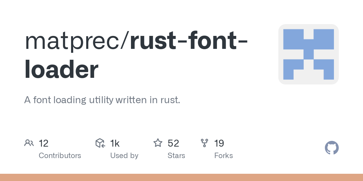 rust font loader