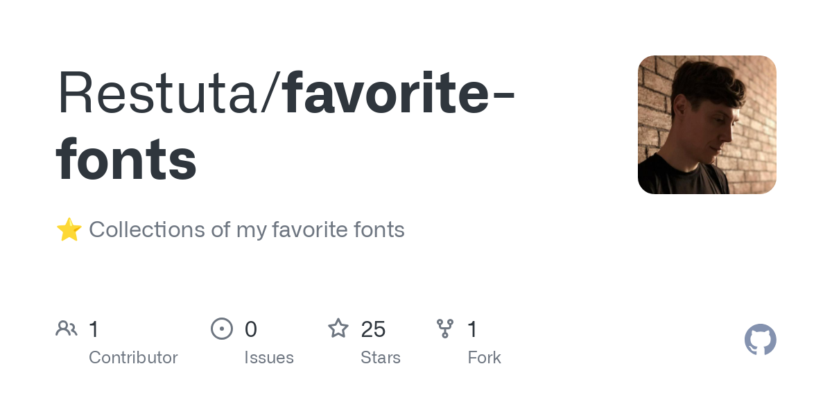 favorite fonts