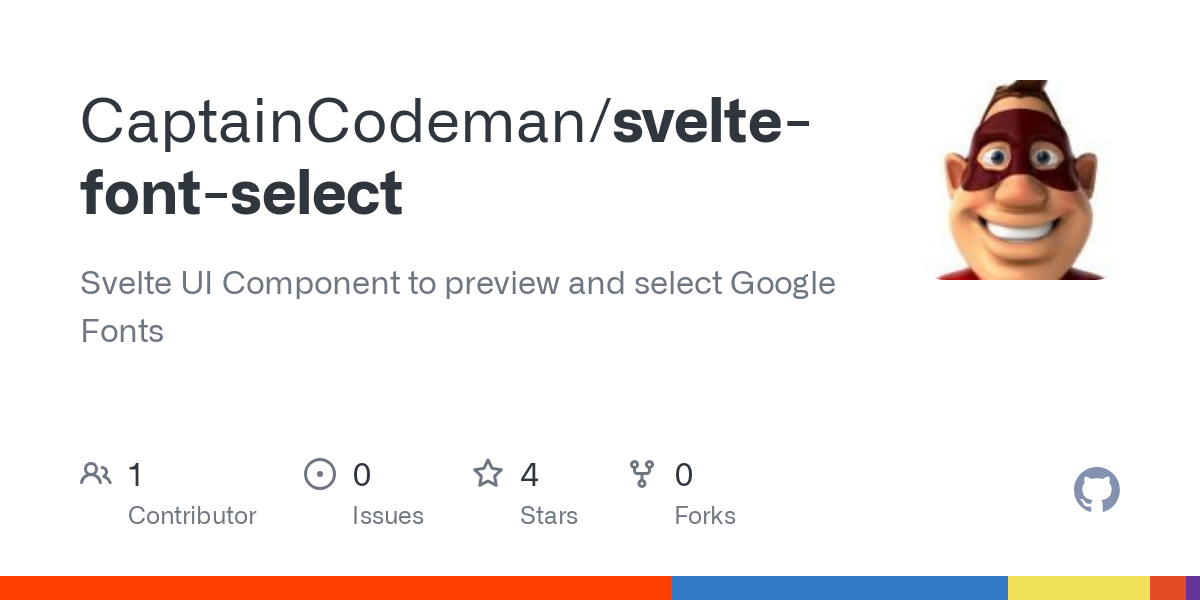 svelte font select
