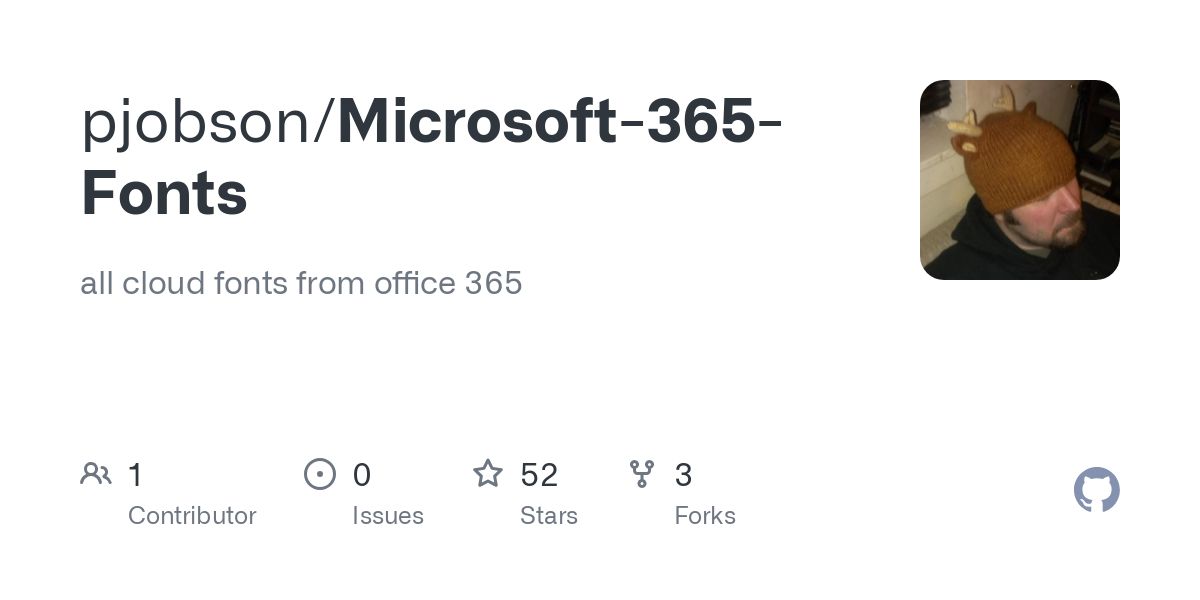 Microsoft 365 Fonts