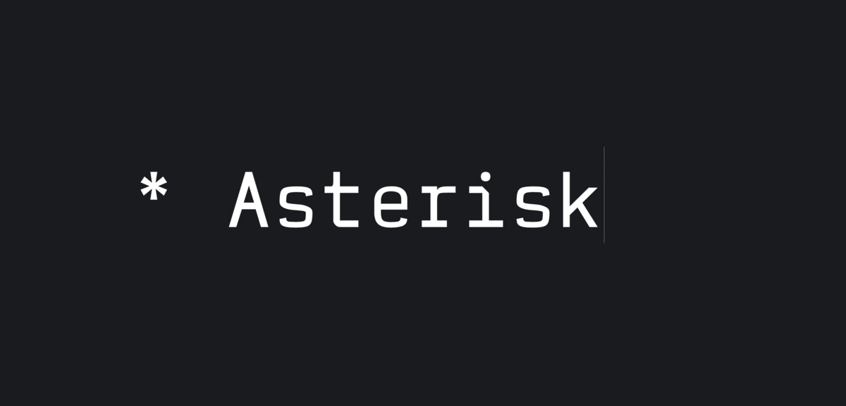 Wumpus Mono Asterisk
