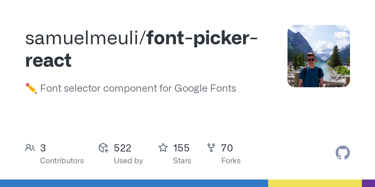 font picker react