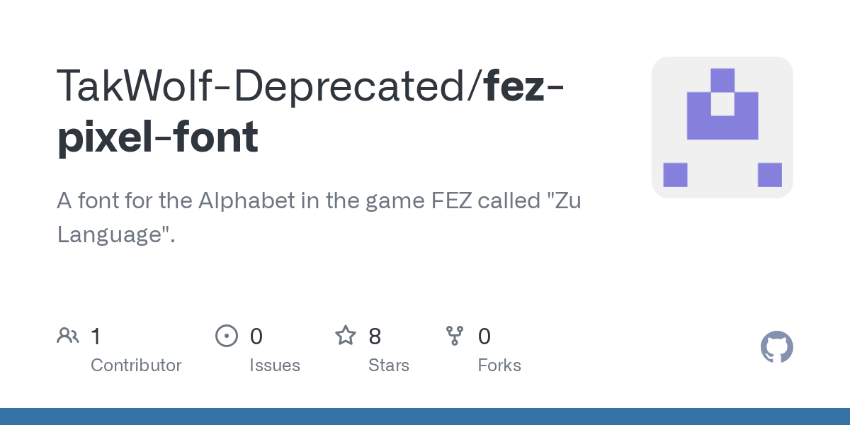 fez pixel font