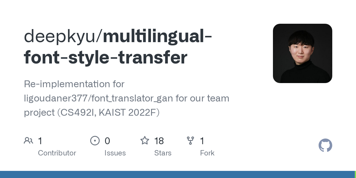 multilingual font style transfer