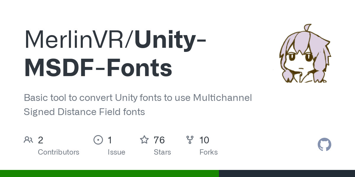 Unity MSDF Fonts