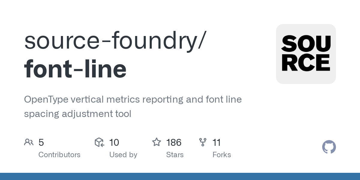 font line