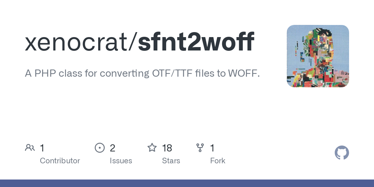 sfnt2woff