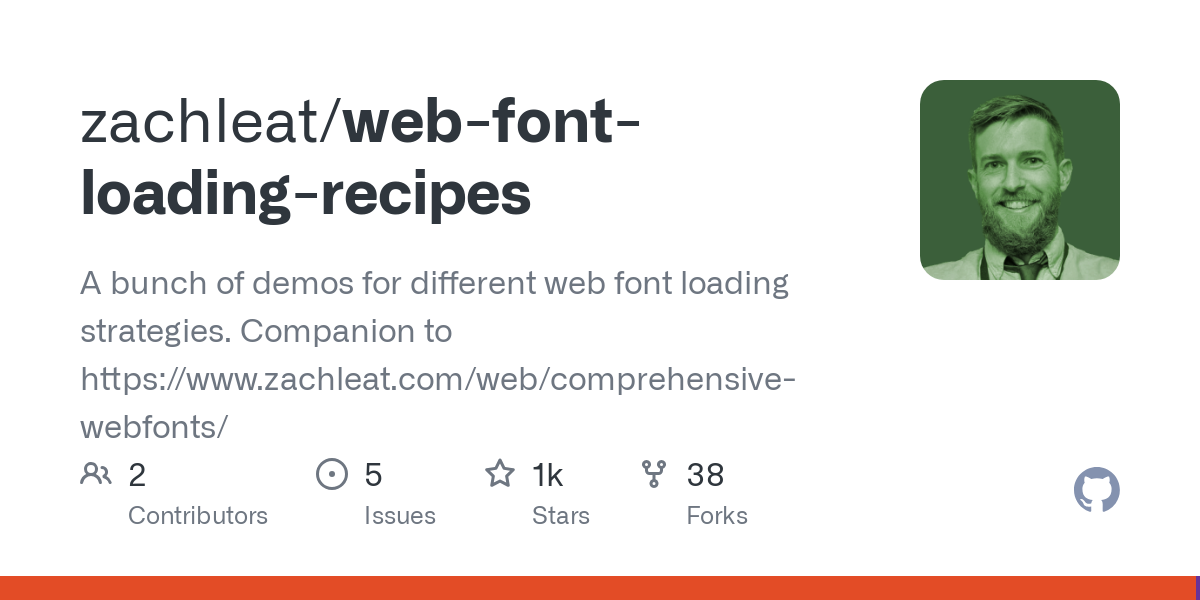 web font loading recipes