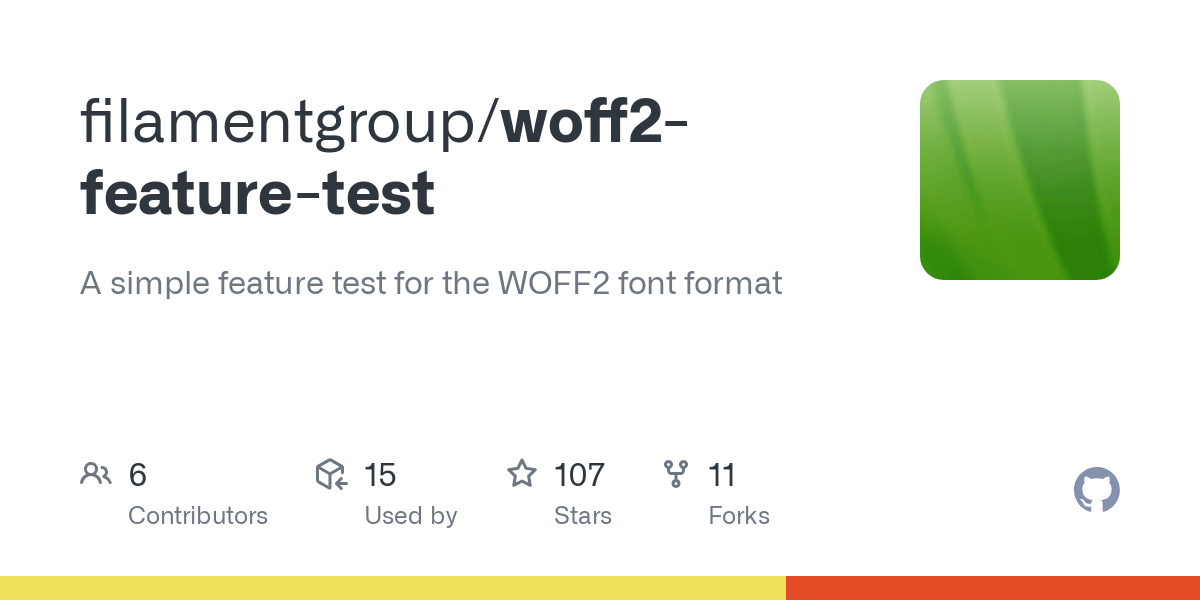 woff2 feature test