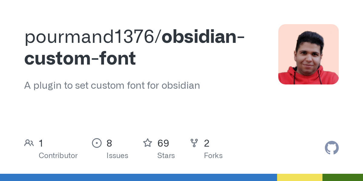 obsidian custom font