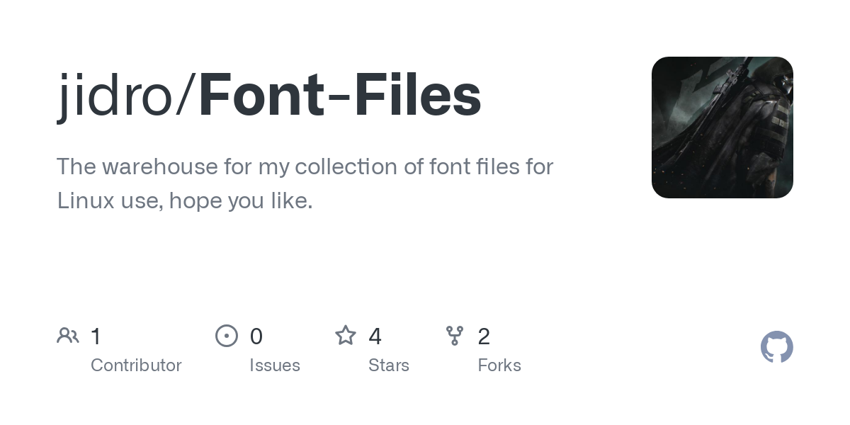 Font Files
