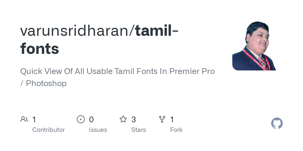 tamil fonts