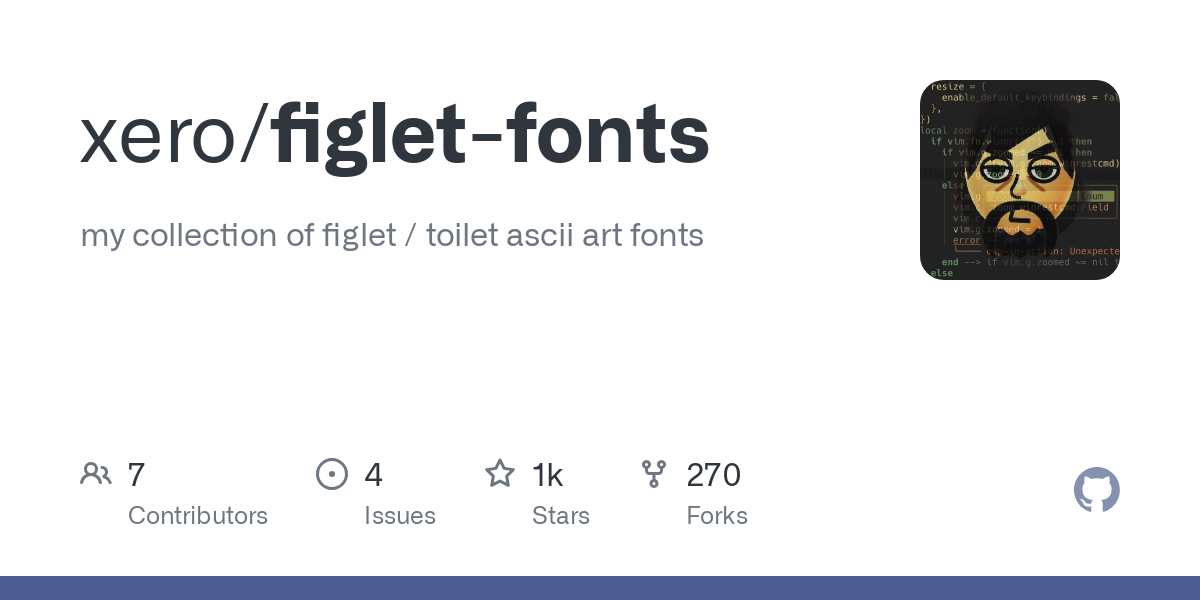 figlet fonts