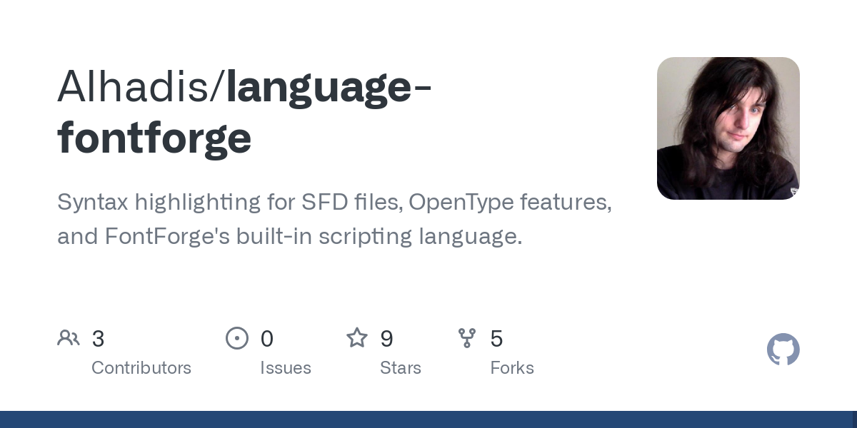 language fontforge
