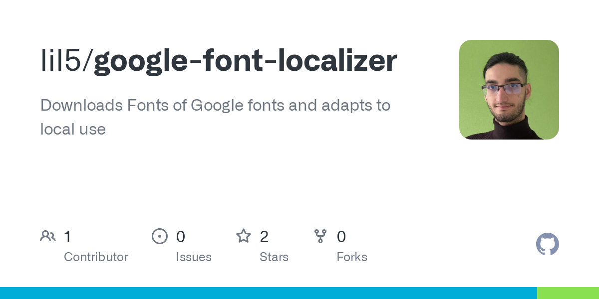 google font localizer