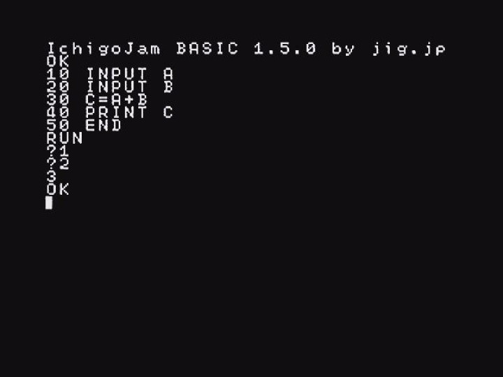 IchigoJam BASIC