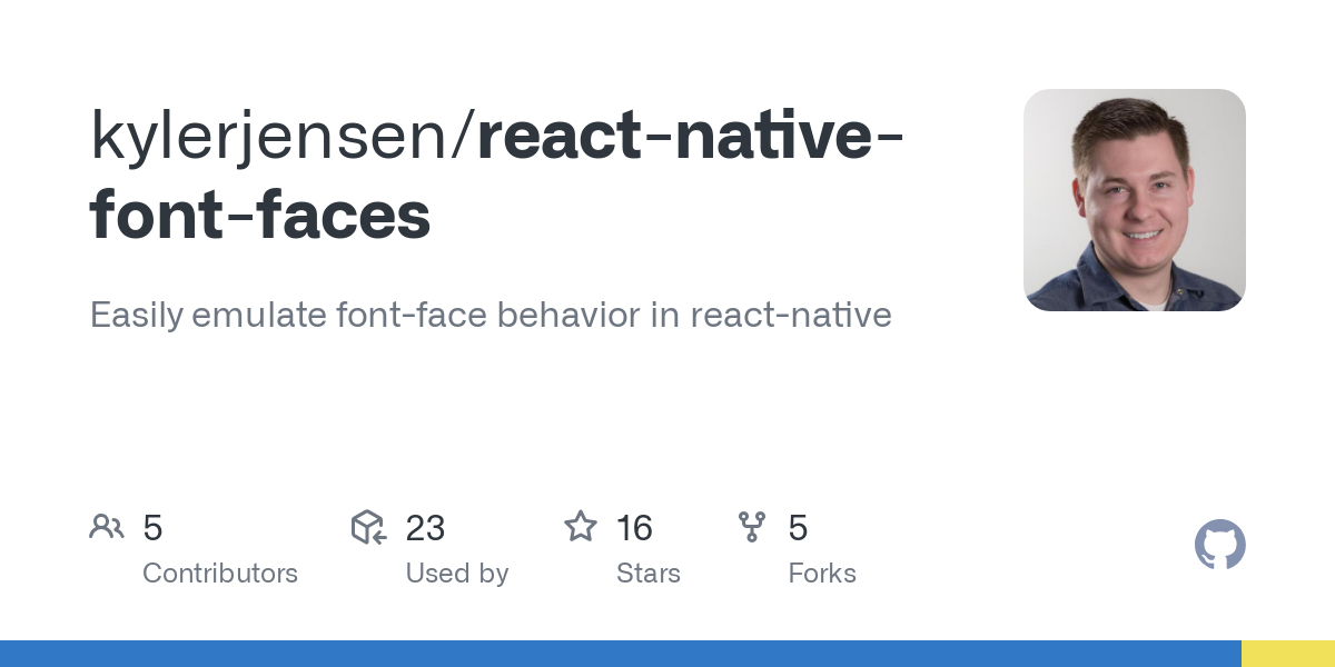 react native font faces