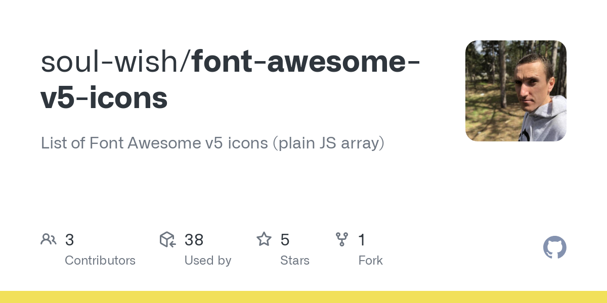 font awesome v5 icons