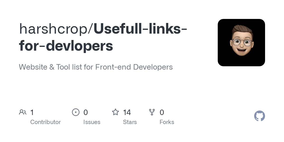 Usefull links for devlopers