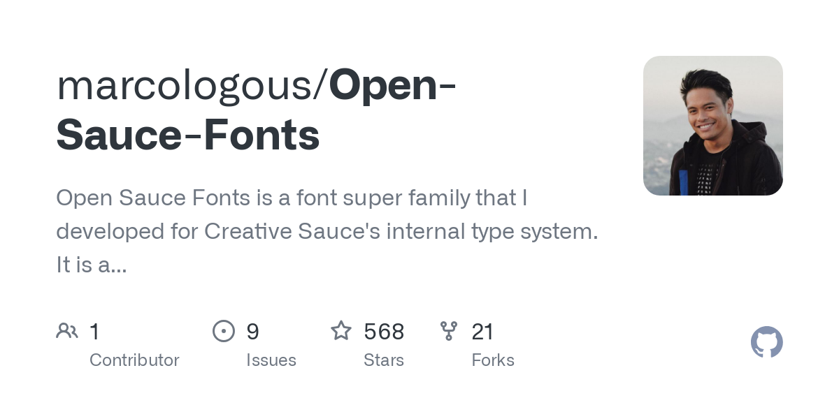 Open Sauce Fonts