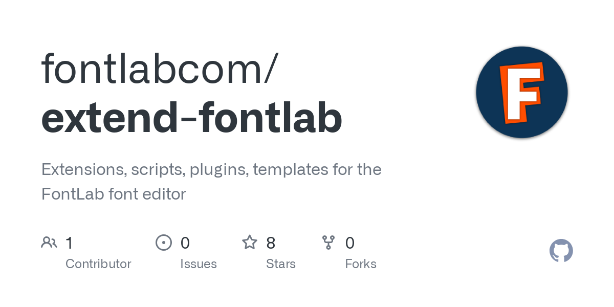 extend fontlab