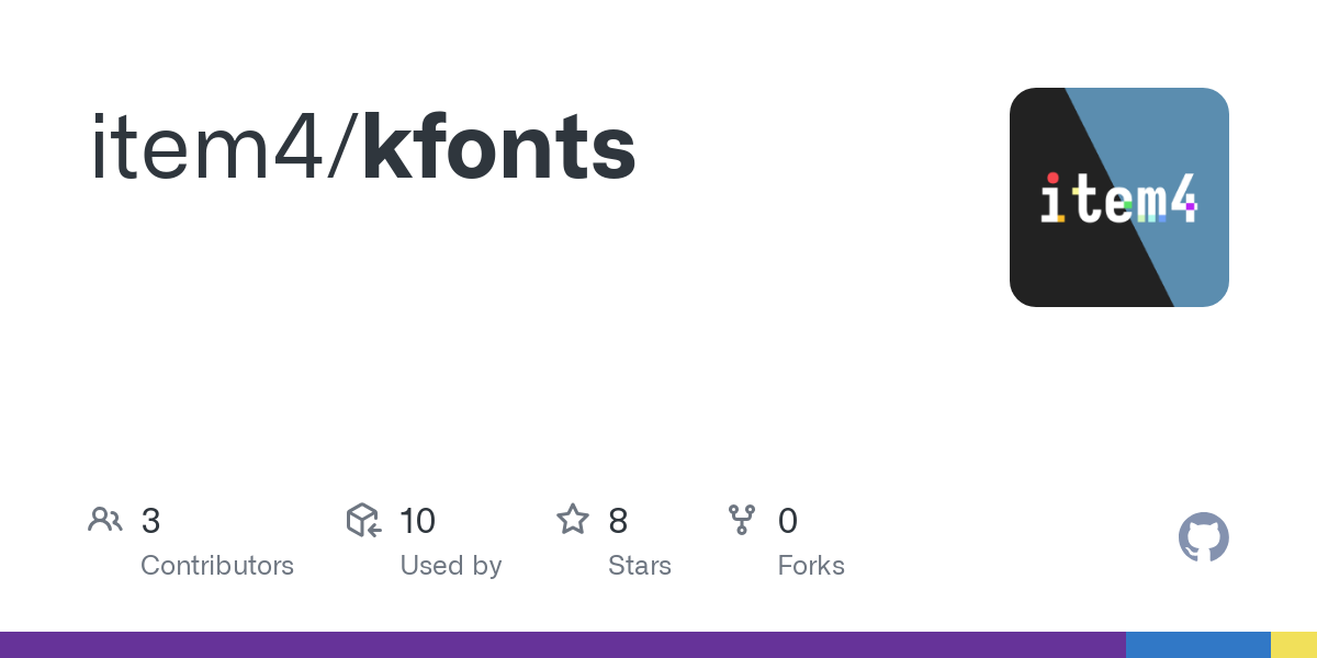 kfonts