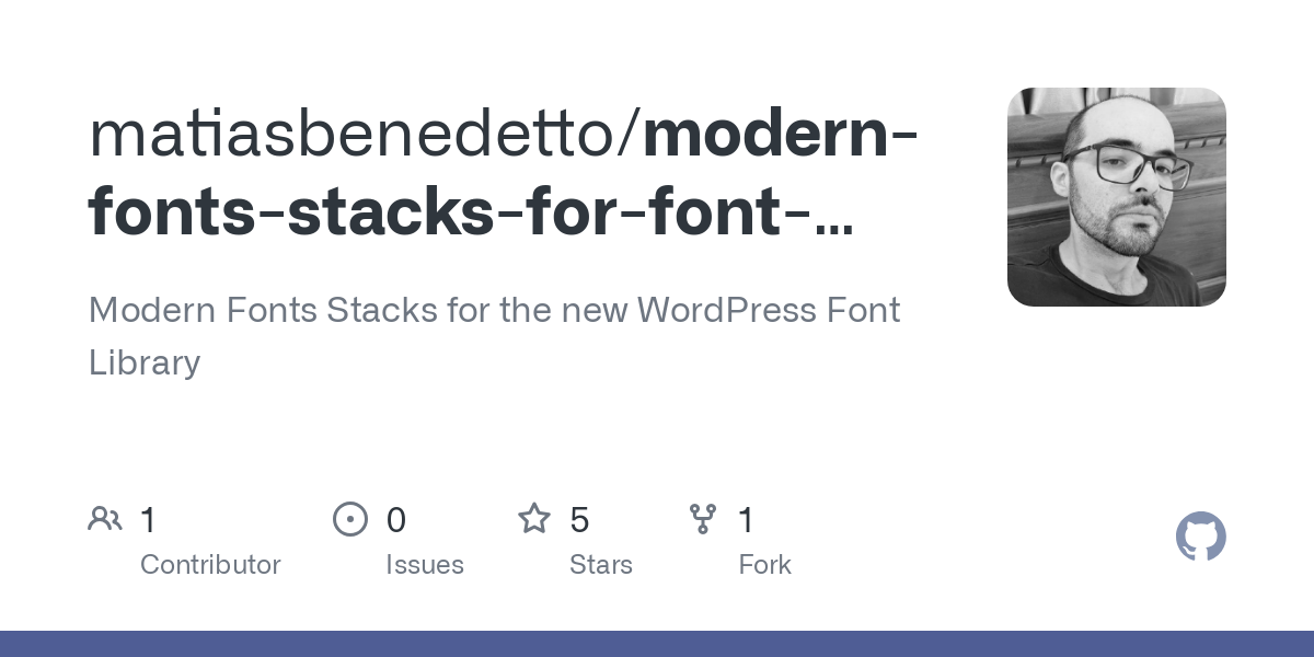 modern fonts stacks for font library