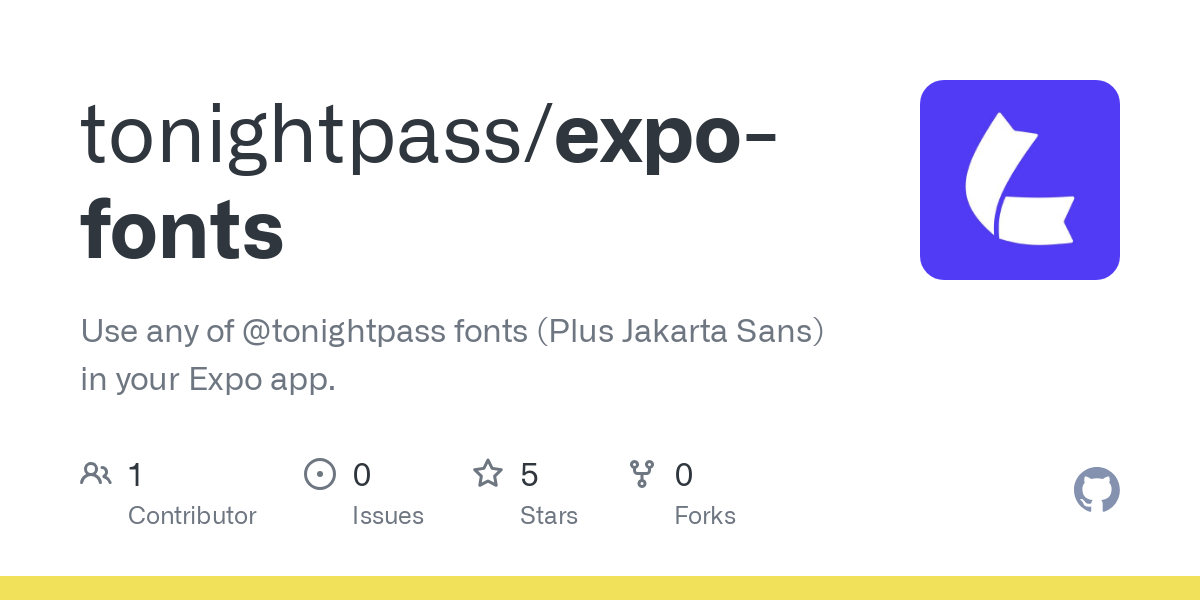 expo fonts