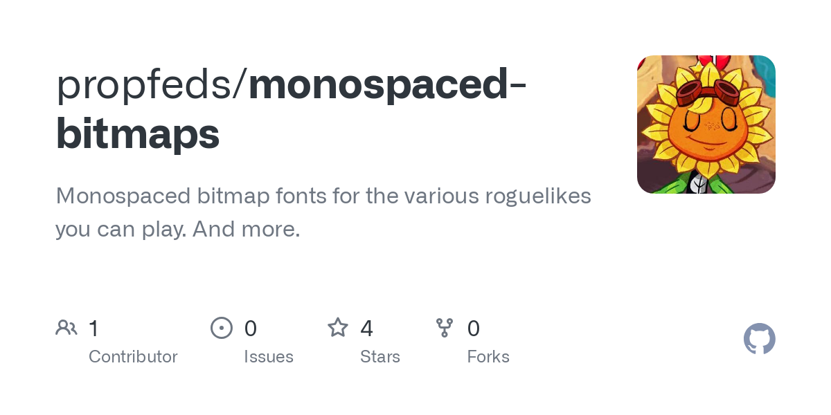 monospaced bitmaps