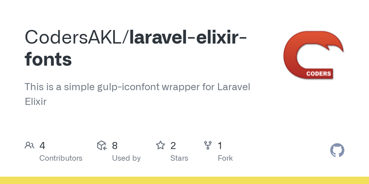 laravel elixir fonts